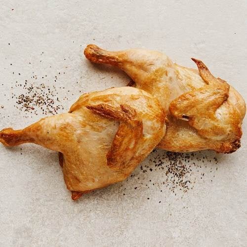 Juicy burger with fries