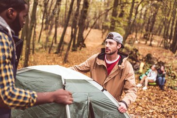 Scenic camping pitches near the North Sea